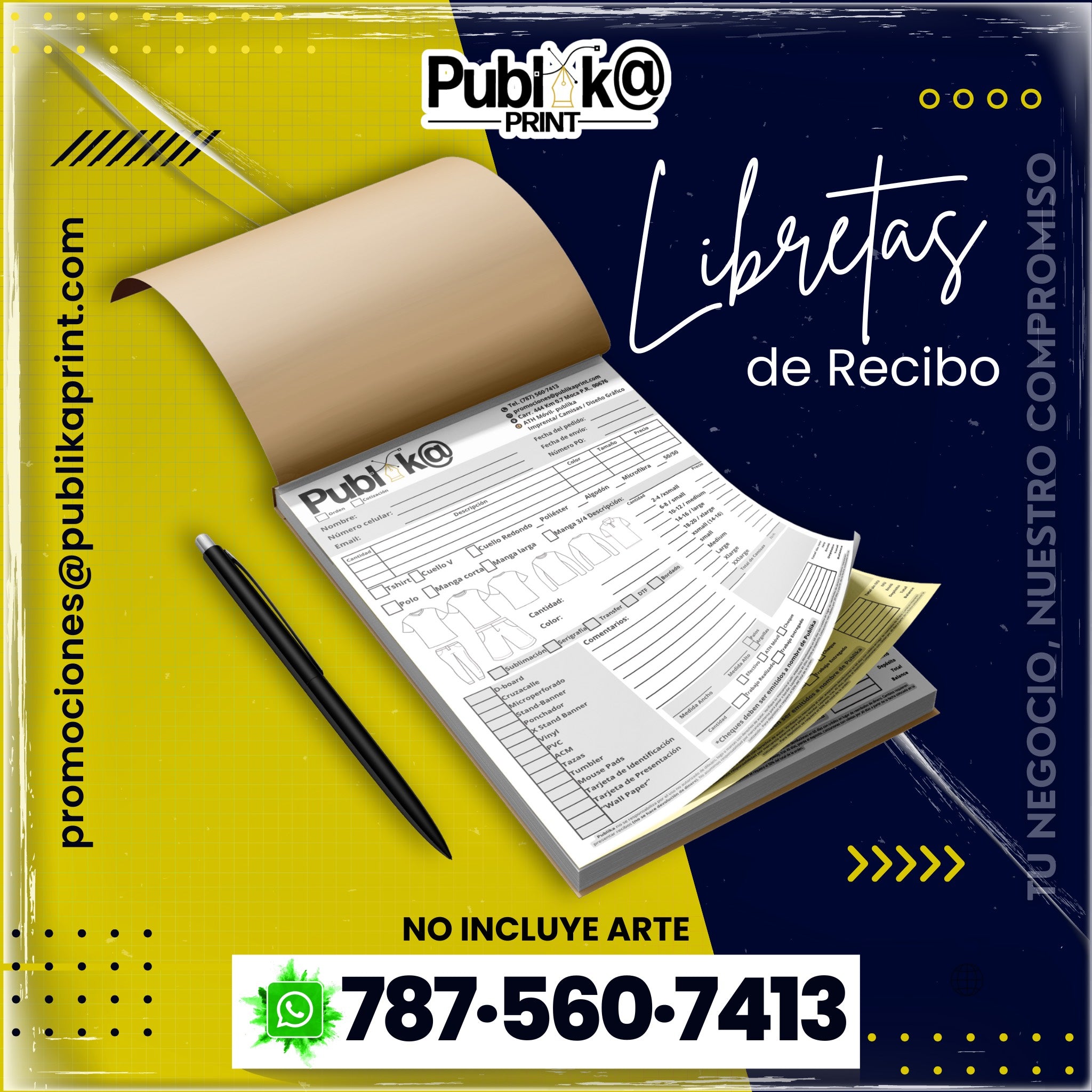 Libretas de Recibos - Color (6)