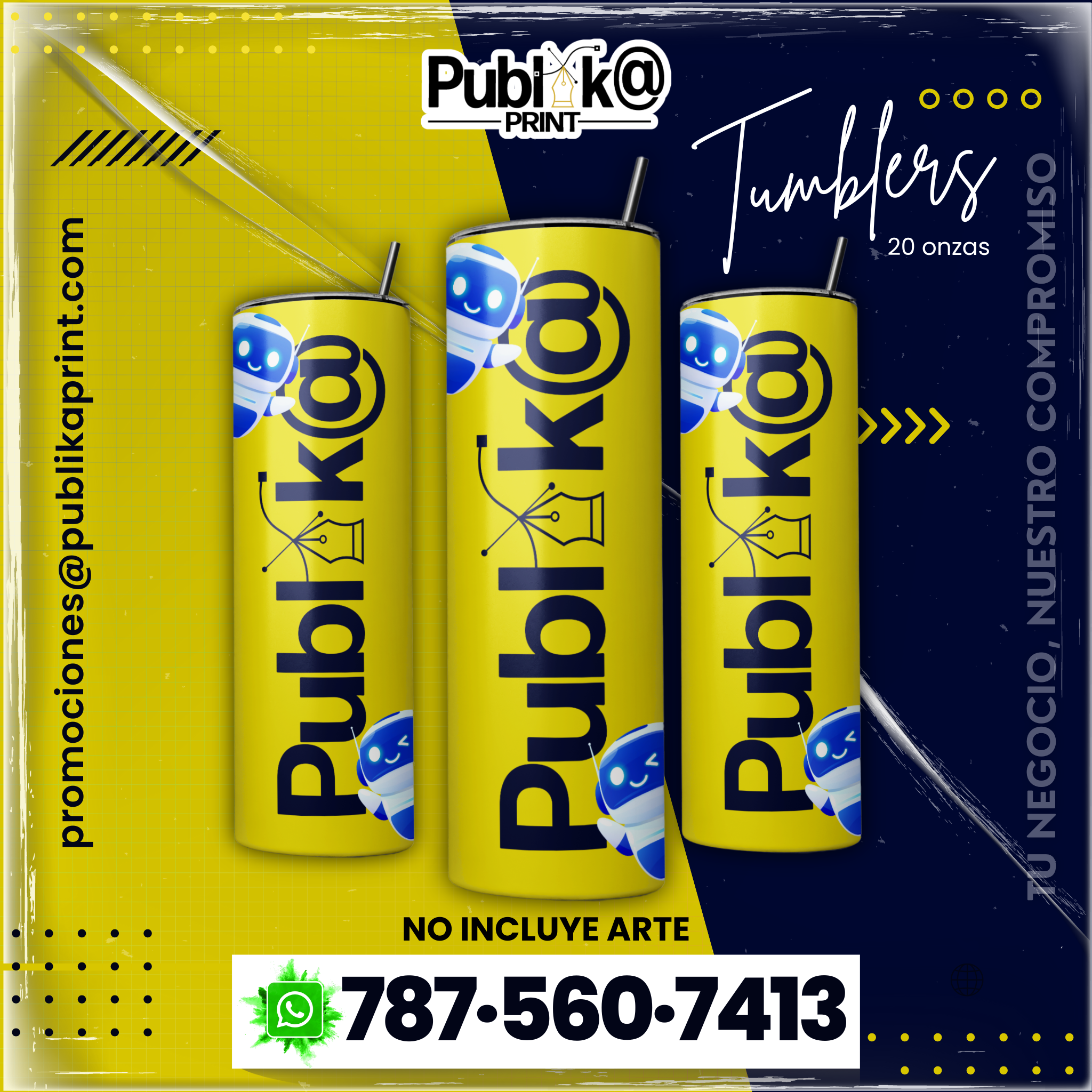 Tumblers solo venta al por mayor