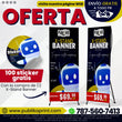 Oferta X-Stand Banner (100 stickers gratis)